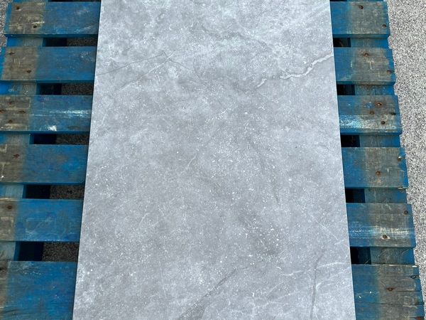 60 x 120cm grey satin finish porcelain tile