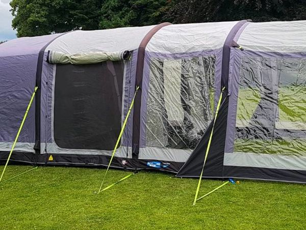 Kampa Hayling 4 man air tent with extensions