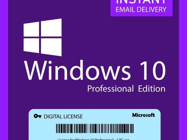 Windows 10 Pro - Genuine License Key
