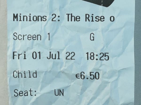 Minions: Rise of Gru Ticket