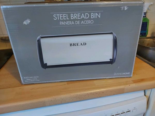 New Steal bread bin
