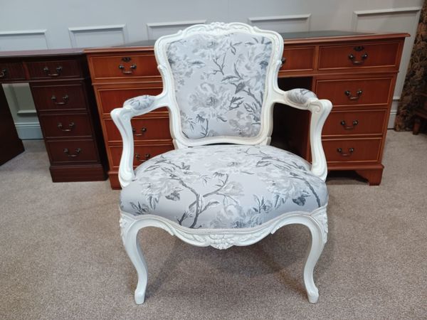 French antique shabby chic bedrom armchair