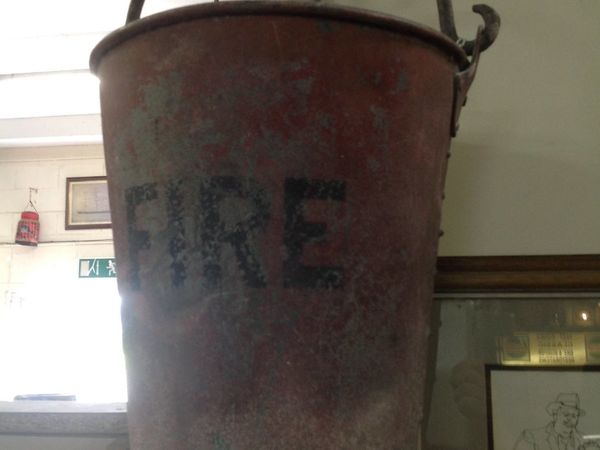 Vintage Original Fire Bucket