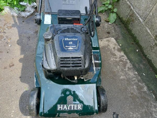 Hayter selfdrive lawnmower