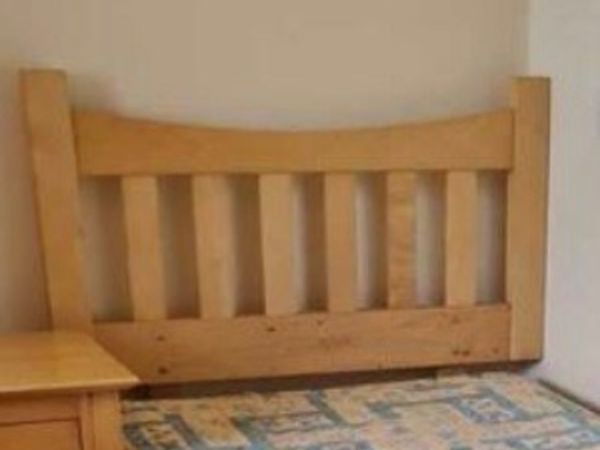 Wooden Single Bed Headboards (Matching Set of 3)