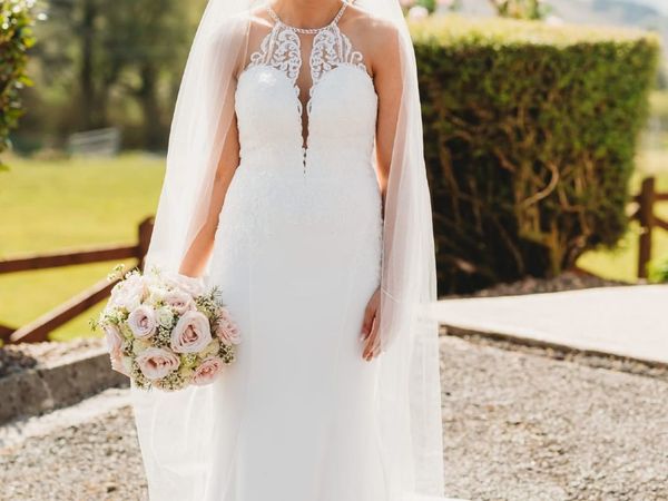 Stella York 6999 Wedding dress with veil