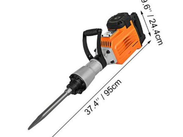Demolition Jack Multifunctional Rotary Hammer 3600W Ground Breaking Concrete Electric Hammer Tool Impact Drill