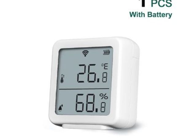 WIFI Temperature and Humidity Sensor Indoor Hygrometer Thermometer Detector Support Alexa Google Home smart life