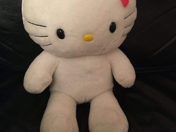 Hello kitty plush toy (build a bear) meows