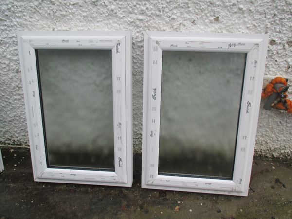 Frosted upvc double glazed NEW windows