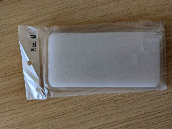Google Pixel 4a Transparent Silicon Cover NEW