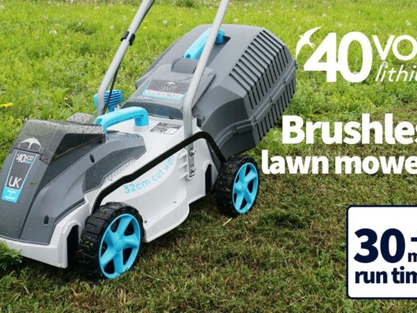 Swift - 40V Cordless Lawnmower with 30L Grass Bag