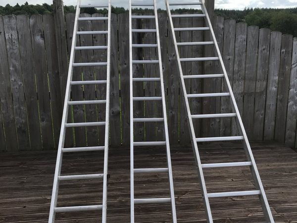 Extension ladder. Triple box section