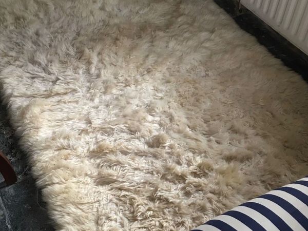 Pure Sheepskin rug 190 cmX 130cm