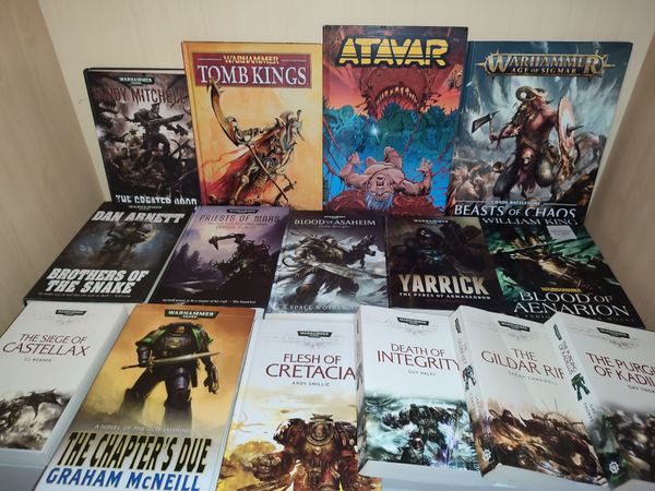 Huge Rare Collection Of Warhammer 40k Books Most H/b Games Workshop-house Move