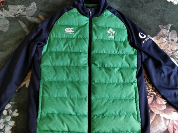Ireland Rugby ' Thermoreg' padded coat.