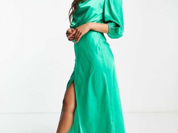 ASOS Cowl Neck Green Dress