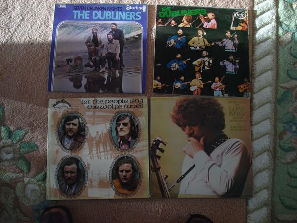 The Dubliners, Luke Kelly, Wolf Tones- Vinyl LPs