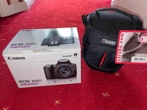 New Canon EOS 250D Camera with Case