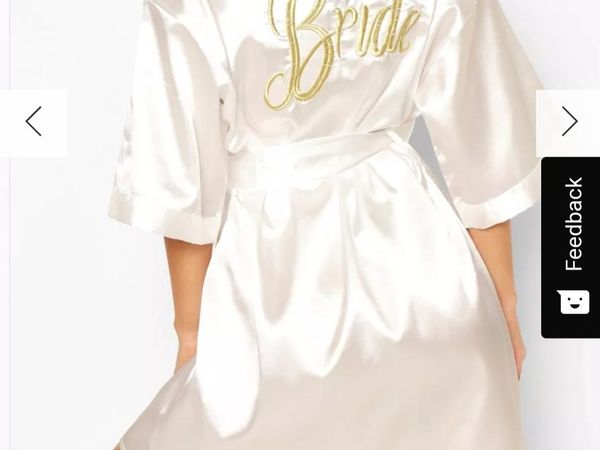 Bridal dressing gown