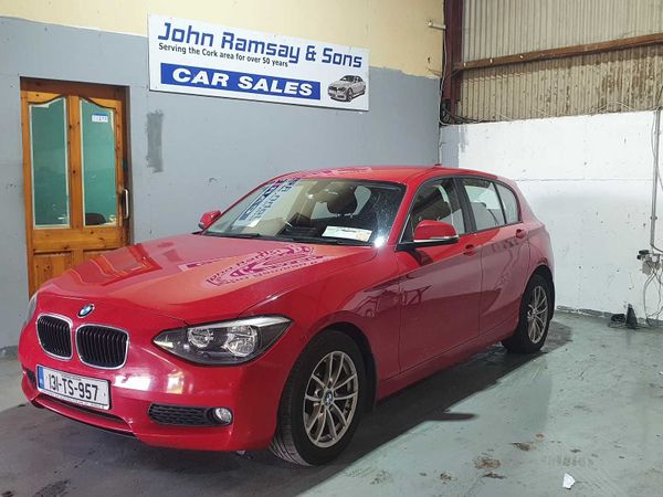 BMW 1-Series Hatchback, Diesel, 2013, Red