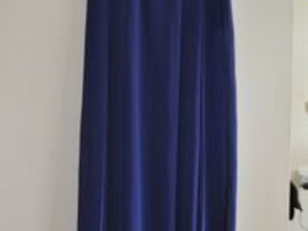Pinko pleated maxi blue skirt size 8