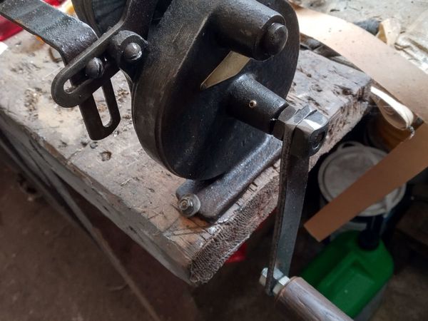Antique sharpening wheel tool