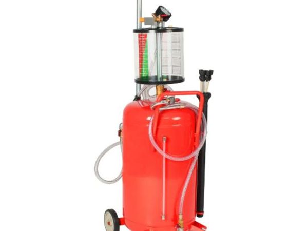 New*LCD Waste Oil Drainer 70 L Steel Red