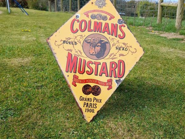 Colmans Large Tin Sign
