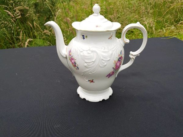 Floral china tea pot