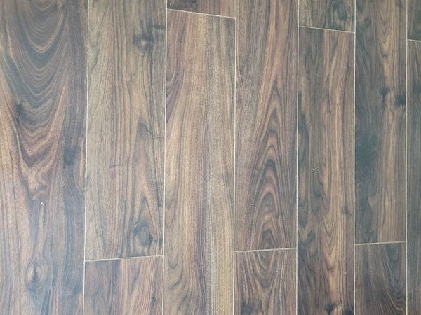 Laminated wooden floor