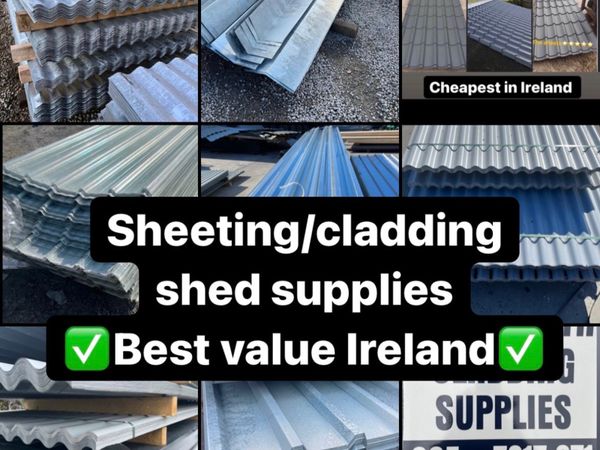 Cladding/roof sheeting ✅cheapest in Ireland✅