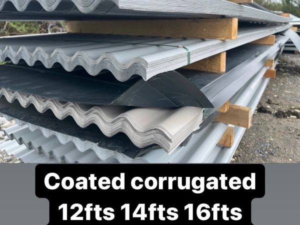 Clearance🛑 New coated corrugated sheeting 3.50ft