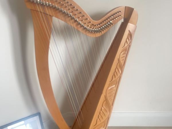 36 String Harp With Gears