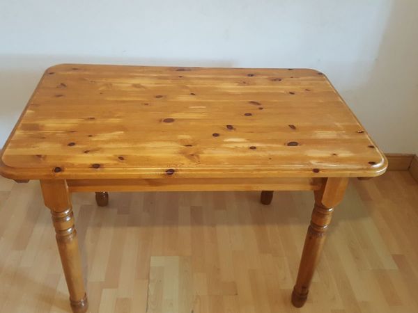 Solid wood sturdy dining table