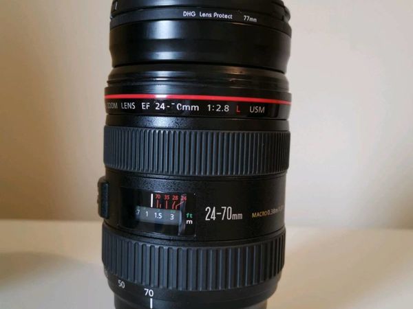 Canon EF 24-70mm F2.8L lense with Marumi  filter