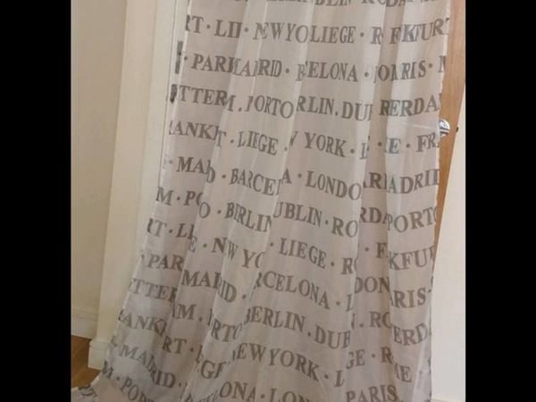 Curtains new never used 9