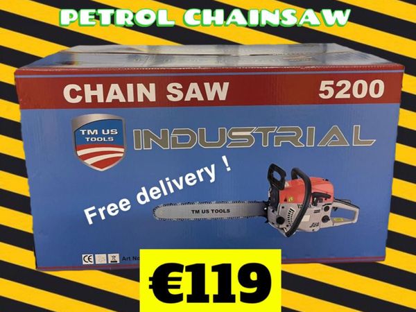 Petrol chainsaw with 18” bar free delivery