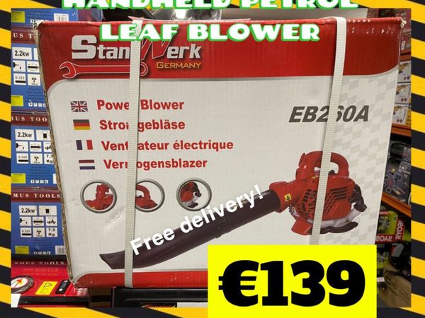 Hand held petrol leaf blower free delivery
