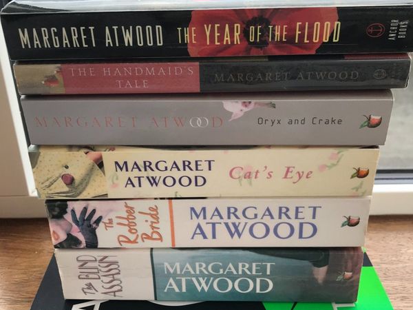 7 x Margaret Atwood Books including “The Handmaid’s Tale”
