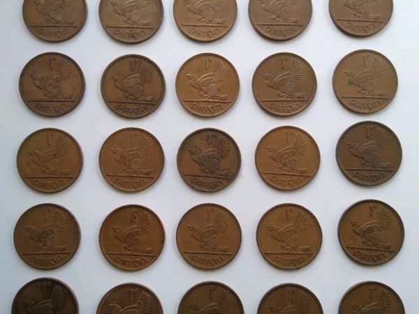 Irish Penny Coins