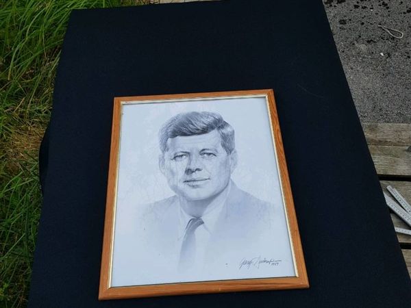 53cm/43cm kennedy framed picture