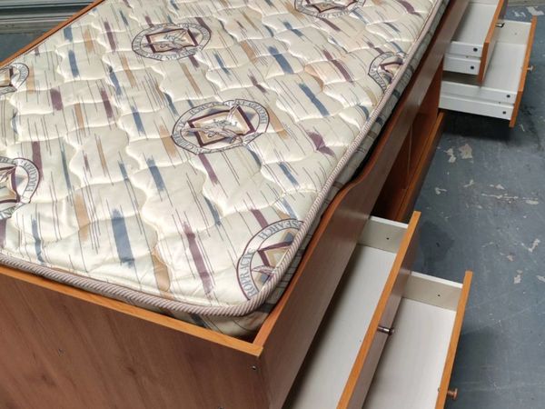 3ft single bed with storage drawers