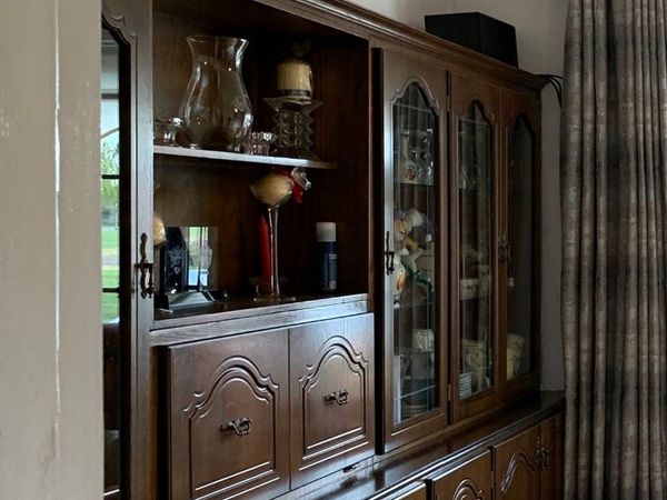 Mahogany cabinets