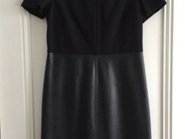Black Dress/Leather Skirt Effect: Size 10