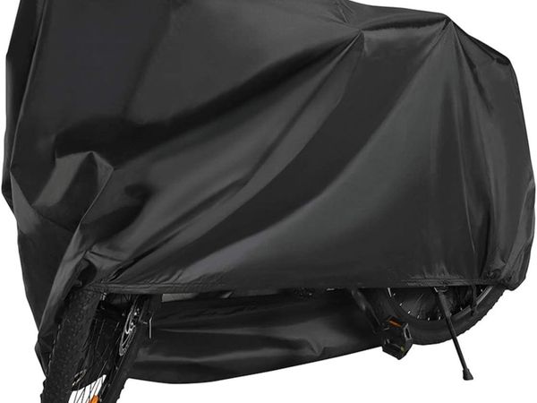 Bike Cover Outdoor Waterproof Bicycle Covers Rain Sun UV Dust Wind Proof with Lock Hole