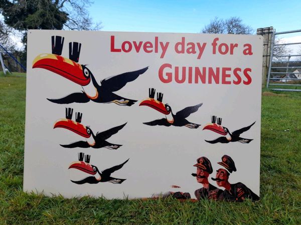 Large Guinness Tin Sign