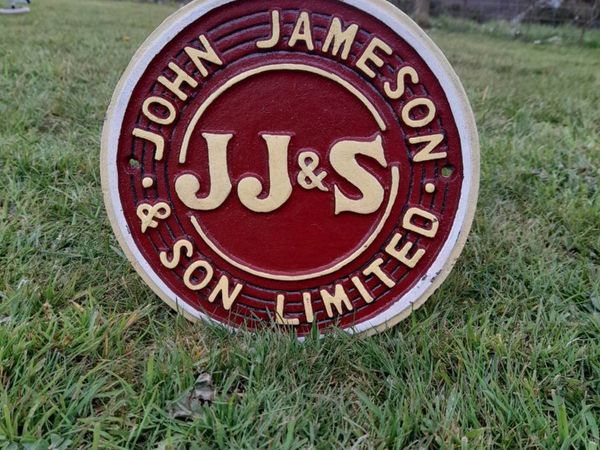 Cast Iron Jameson Sign