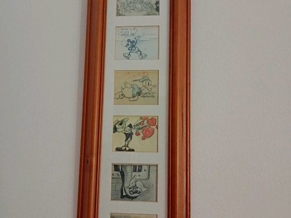 Disney Printed Strip Sketches Picture Frame