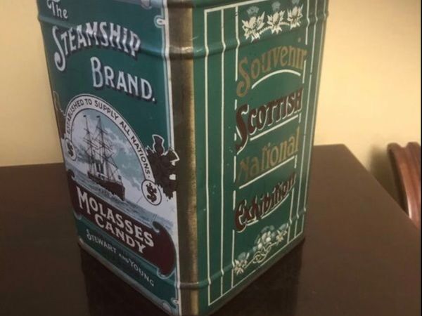 Vintage Steamship Brand Tin Box